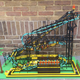 Illustration for article titled Impressive Build of an Inverted Lego Roller Coaster